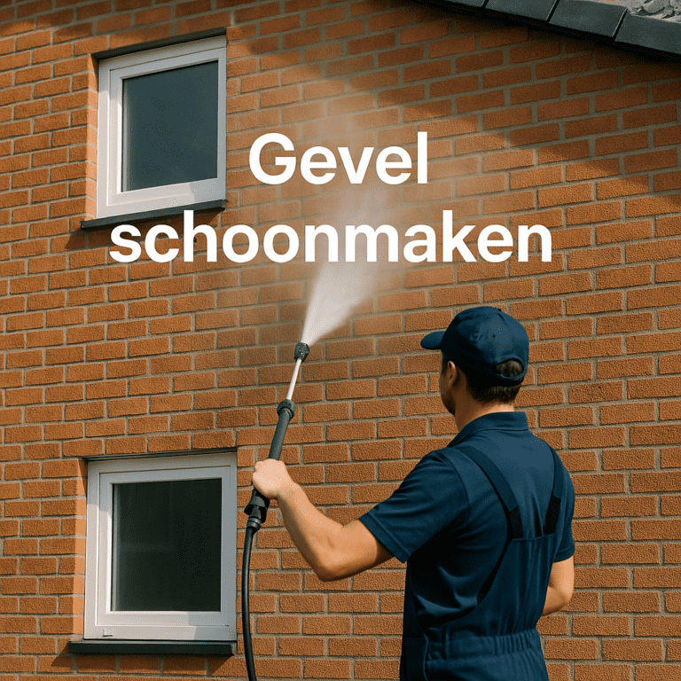 gevel schoonmaken bij Intens Schoonmaak